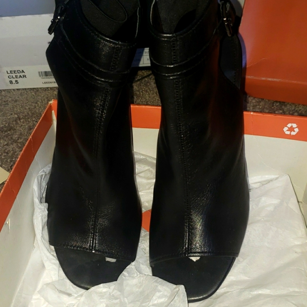 Open Toe Ankle boots 9.5